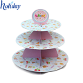 Cupcake Holder Display Buena calidad Cartón Cake Stand